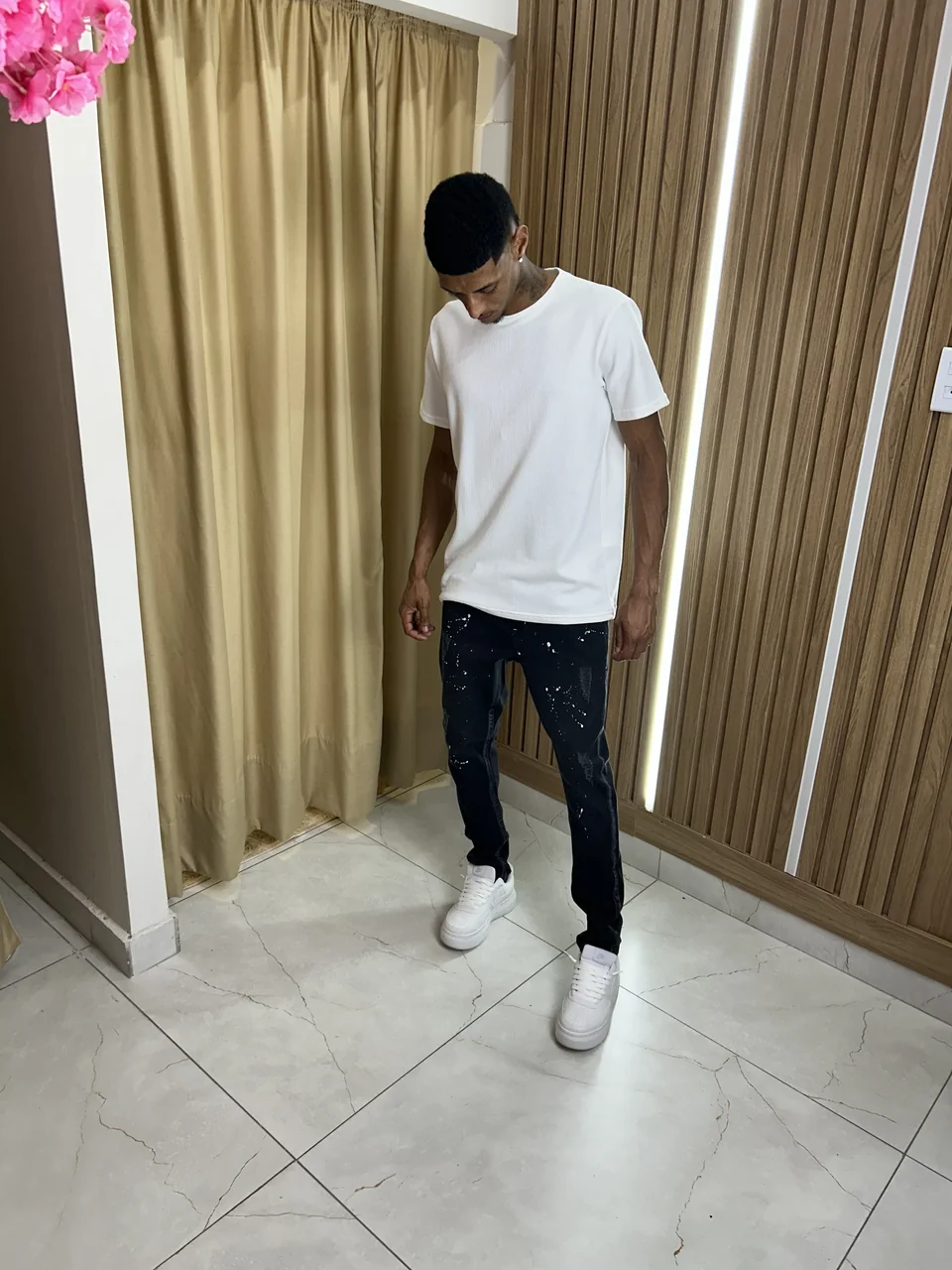 Kit Off-White & Jeans Splatter